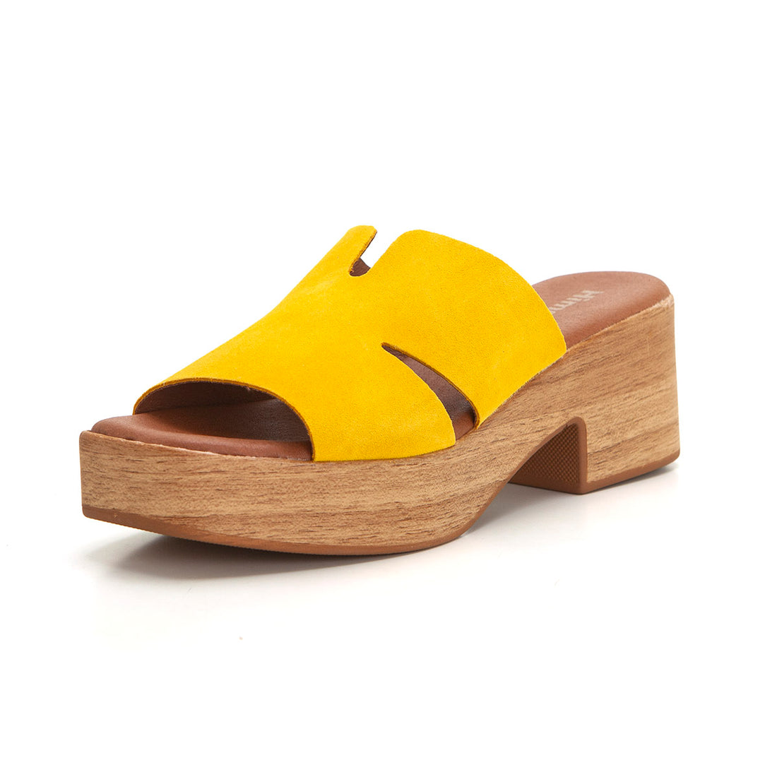 HIMALAYA 6270-AF Sandalia tipo zueco con plataforma ocre.