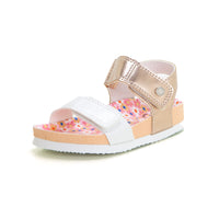 Gioseppo 74413 Sandalia bio metalizada oro.