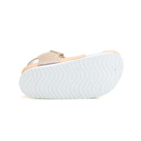 Gioseppo 74413 Sandalia bio metalizada oro.