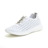 EOLIGEROS LIBERTI Zapatilla calada ligera blanco oro