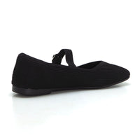 Carmina Jhilton 2467 Mercedes textil flexible negro.