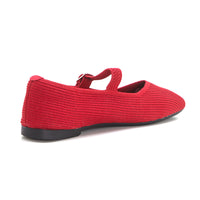 Carmina Jhilton 2467 Mercedes textil flexible rojo.