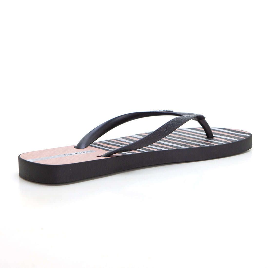 Ipanema 83582 Chancla de dedo baño rayas negro.