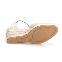 Cabrera 29-5 Alpargata de cuña arena