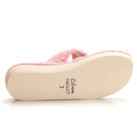 Cabrera 2301 Zapatilla de ir por casa de dedo rizo nude