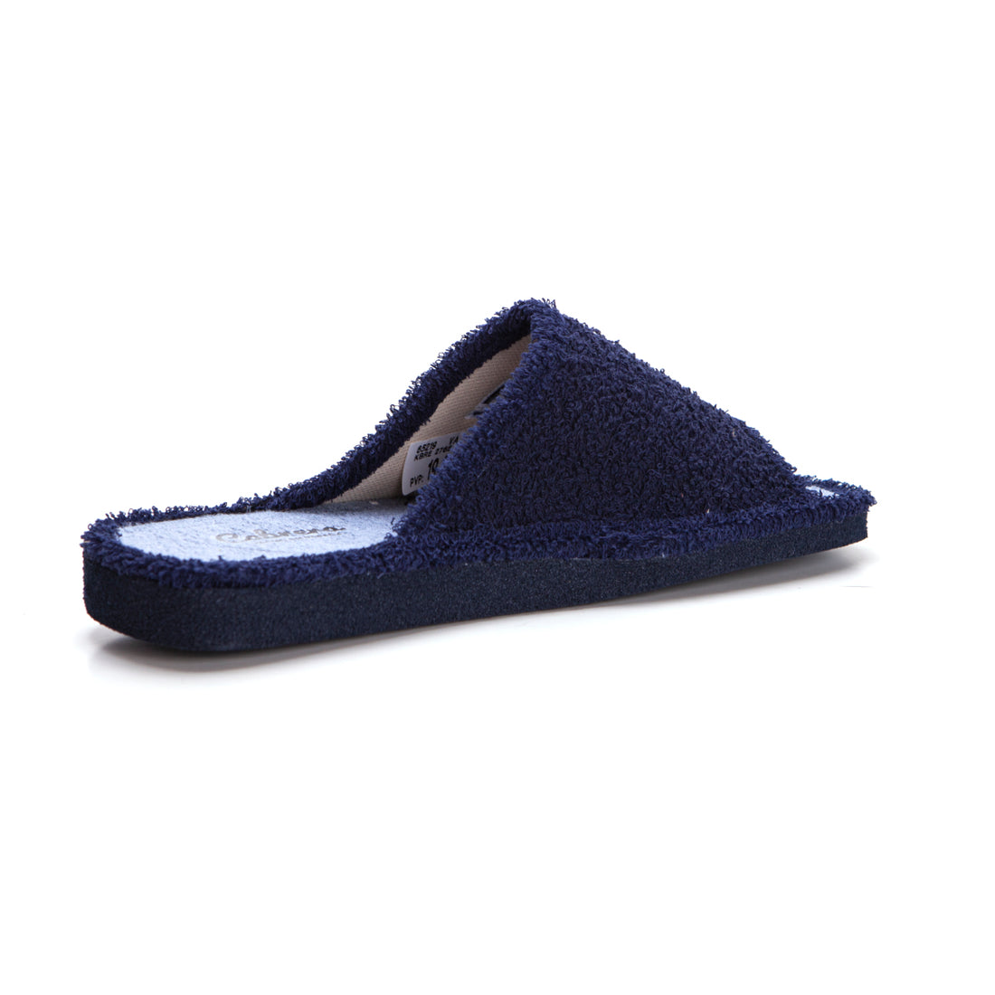 Cabrera 2768 Zapatilla de ir por casa hombre destalonada de rizo marino.