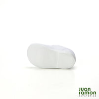 VUL.LADI 1200-051 Sandalia boba de lona blanco