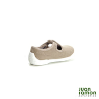 Ladi 7775-558 Zapatilla de lona tipo sandalia boba beig