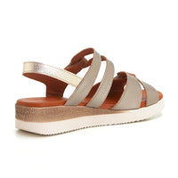 Jordana 681-2489 Sandalia con velcros combinada.