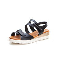 Jordana 681-2489 Sandalia con velcros negro.