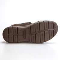 Luisetti 34110GS Sandalia velcros de piel café.