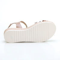 Oh my Sandals 5690 Sandalia plataforma tiras taupe.