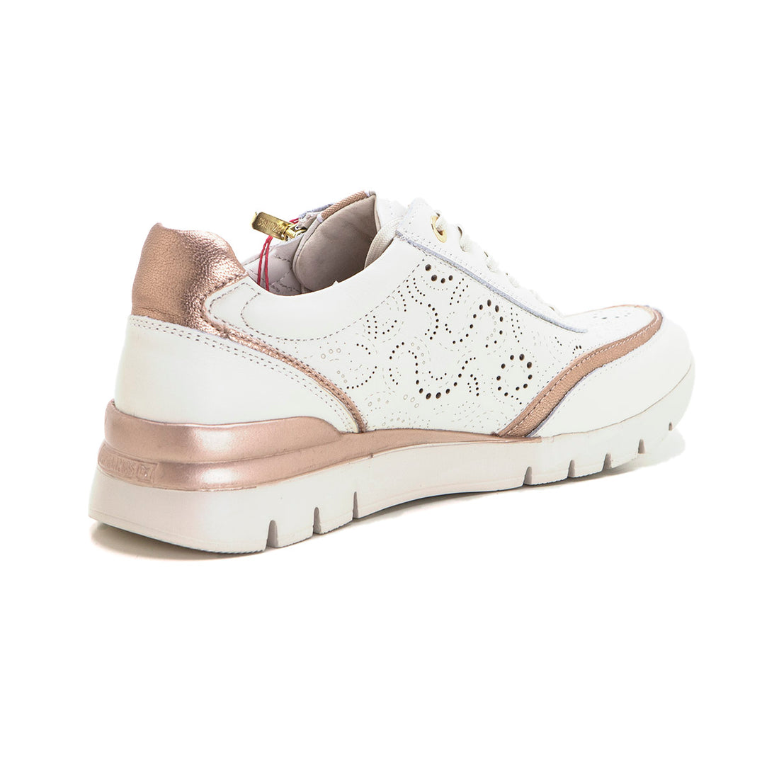 Pikolinos 0705C Deportivo casual mujer cremallera nata.