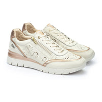 Pikolinos 0705C Deportivo casual mujer cremallera nata.