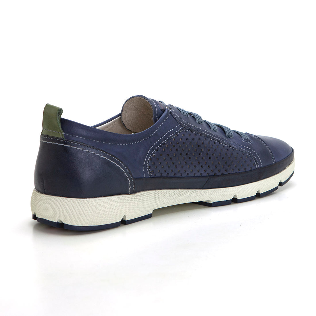 Pikolinos 6736 Deportivo hombre calado con elásticos azul