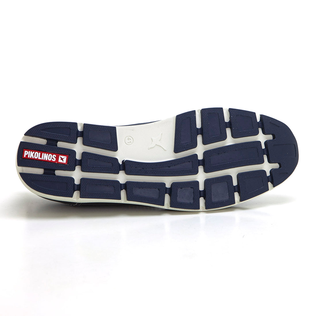 Pikolinos 6736 Deportivo hombre calado con elásticos azul