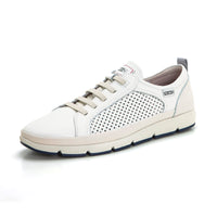Pikolinos 6736 Deportivo hombre calado con elásticos blanco