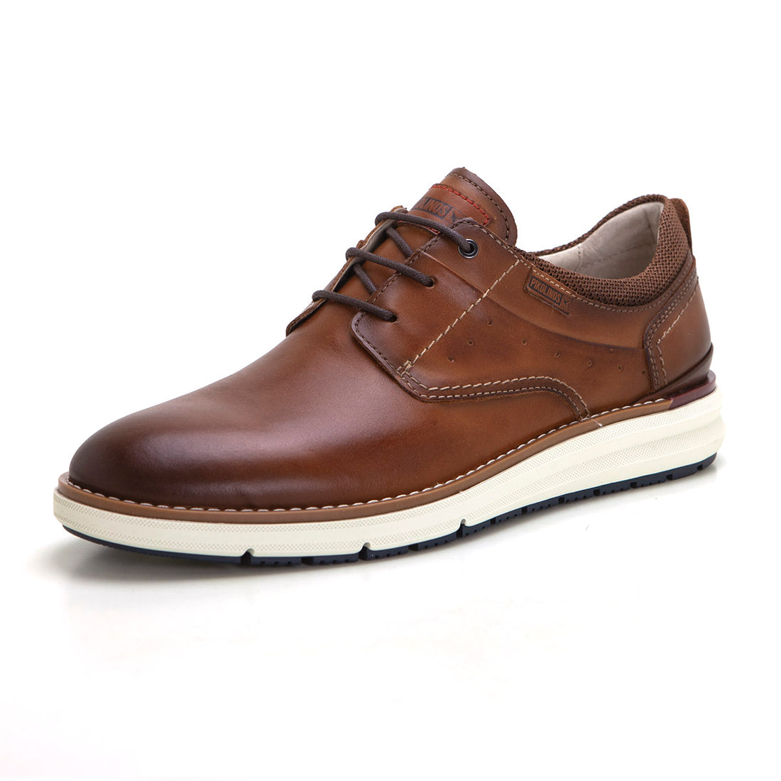 Pikolinos 4276 Zapato hombre con cordones brandy