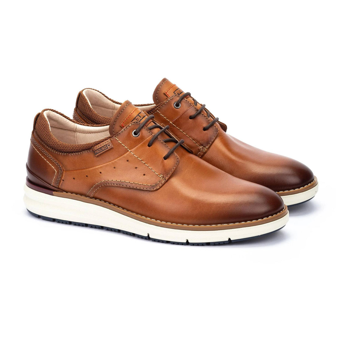 Pikolinos 4276 Zapato hombre con cordones brandy