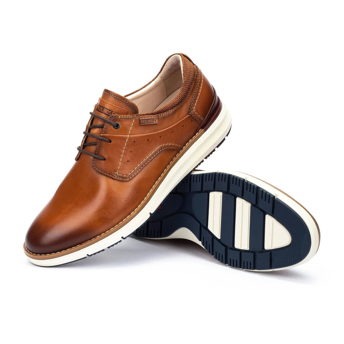 Pikolinos 4276 Zapato hombre con cordones brandy