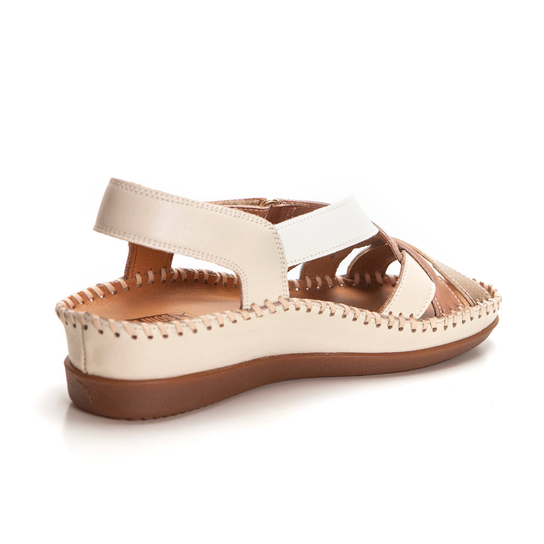 PIKOLINOS W8K-0741C2 Sandalia de cuña baja marfil