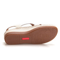 PIKOLINOS W8K-0741C2 Sandalia de cuña baja marfil