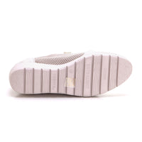 Treintas L4350 Zapatilla con cuña baja adaptable beig.