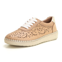 Treintas L1203 Zapato deportivo cordones elásticos arena.