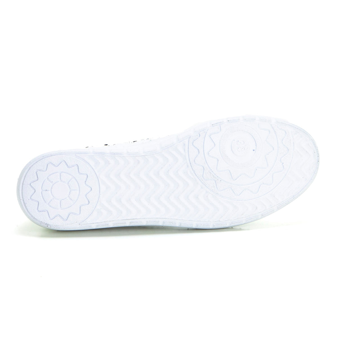Treintas L1203 Zapato deportivo cordones elásticos blanco.