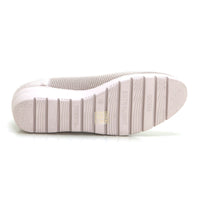 Treintas L4351 Zapato manoletina cuña baja beig.