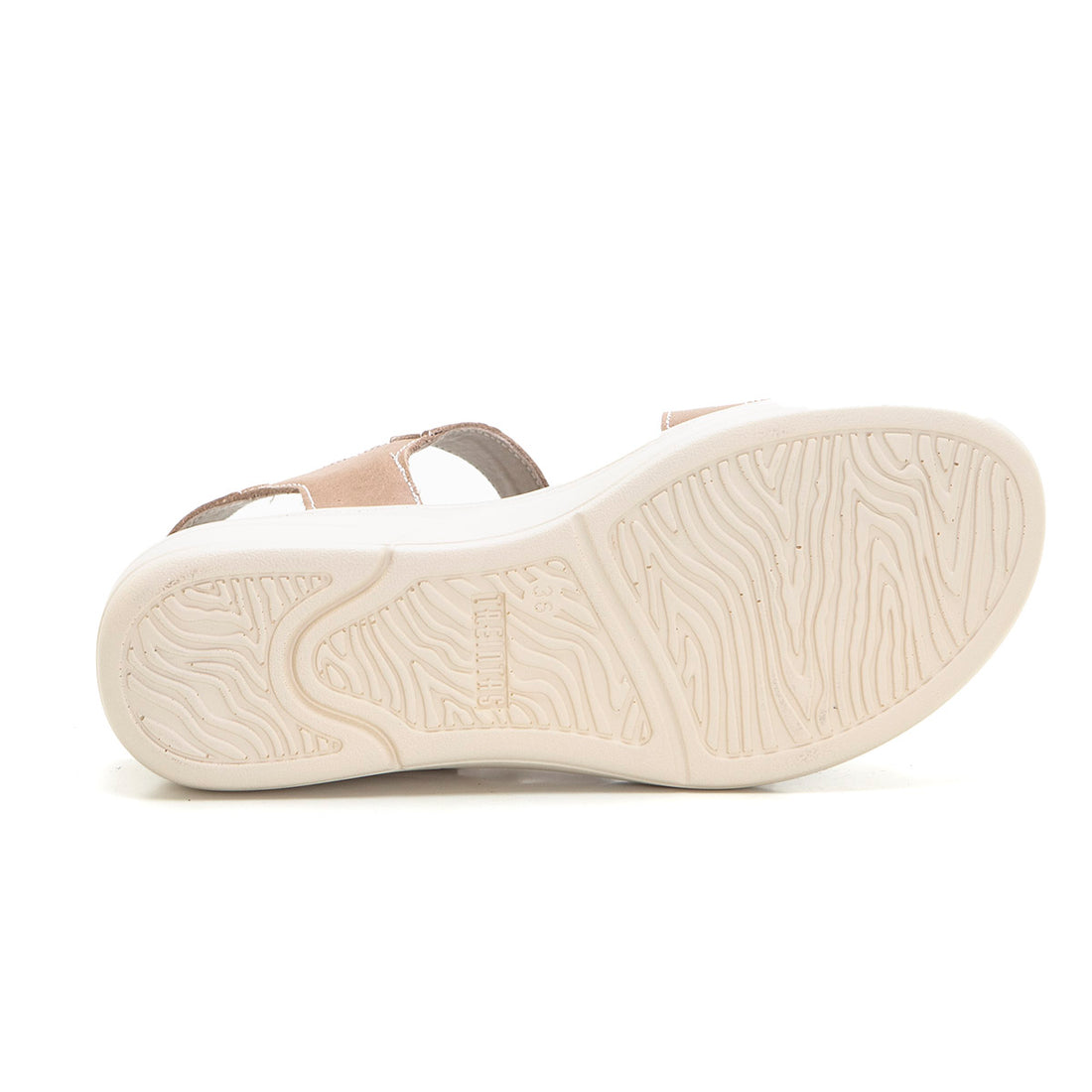 Treintas 4338 Sandalia plana plantilla extraible cuero.