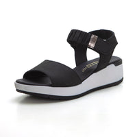 Paula Urban 8-216 Sandalia con plataforma negro.