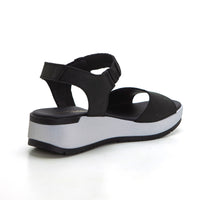 Paula Urban 8-216 Sandalia con plataforma negro.
