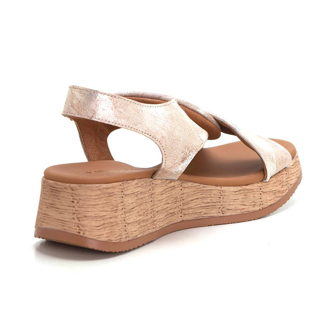 Paula Urban 33-614 Sandalia con plataforma nudo arena.