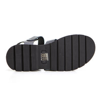 Patricia Miller 6536 Sandalia frailera hebillas con plataforma negro.