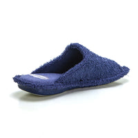 Bio Relax 1412 Zapatilla de estar por casa de rizo hombre petroleo.
