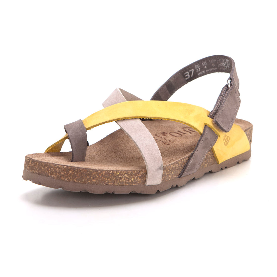 Yokono Jerba 718 Sandalia plana tiras multicolor.