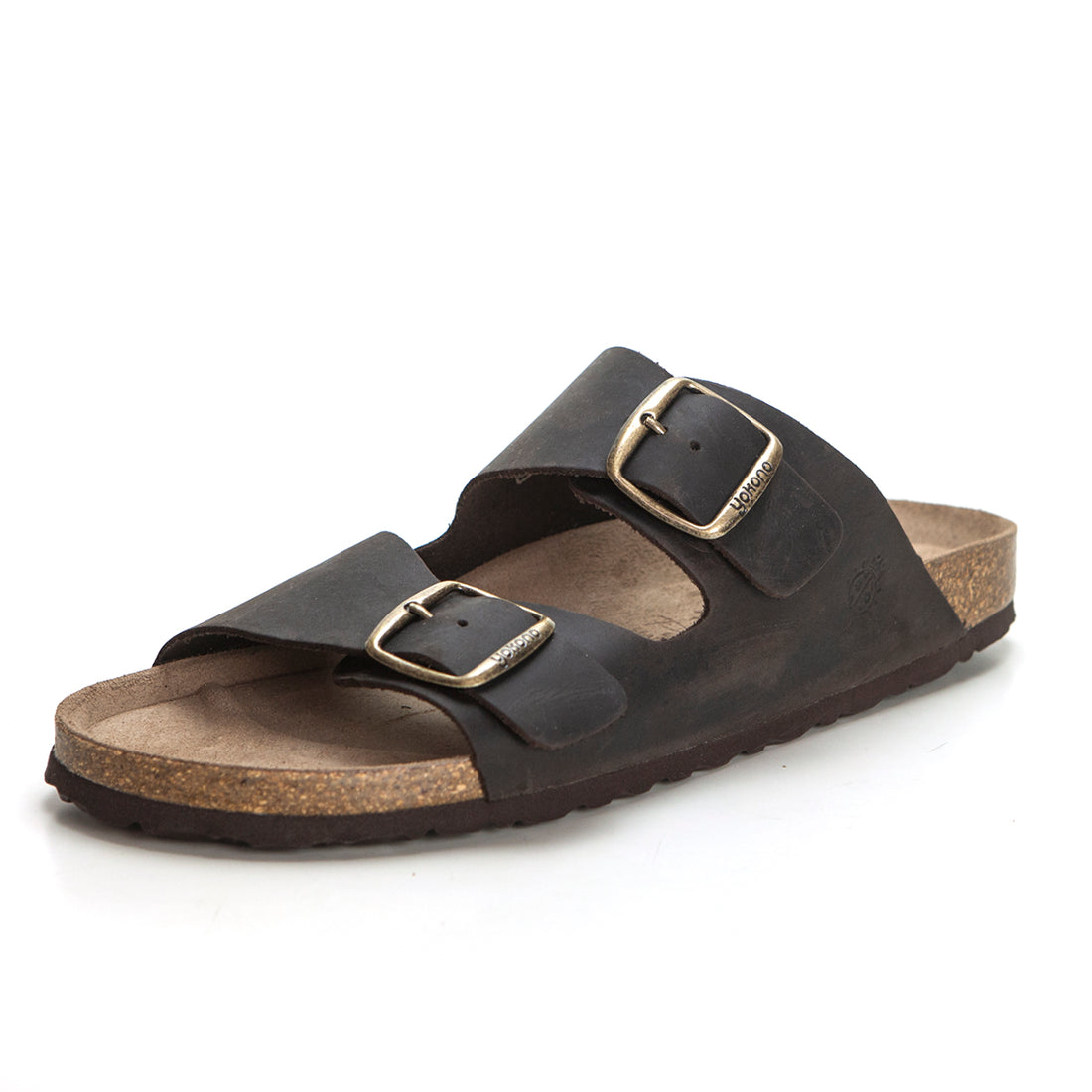 Yokono Macam 150 Sandalia hombre destalonada hebillas marrón