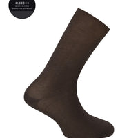 Punto Blanco 1346910 Calcetines de algodón mercerizado lisos marrón