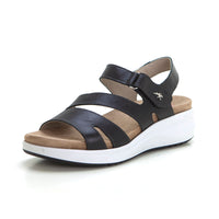 Fluchos F1478 Sandalia confort plantilla extraible negro.