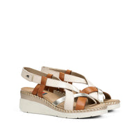 Fluchos F2135 Sandalia confort cuña plantilla extraible Raw.