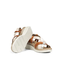 Fluchos F2135 Sandalia confort cuña plantilla extraible Raw.