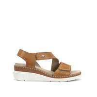 Fluchos F2137 Sandalia confort cuña con velcro cuero.