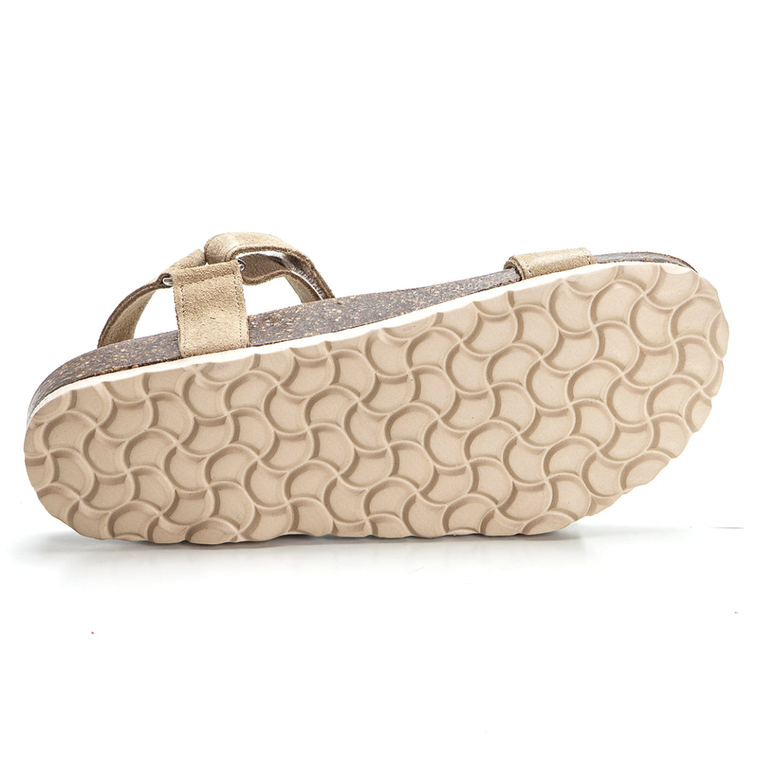 Veinte KA-2021 Sandalia de mujer con velcros mushroom.