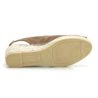 Viguera 2200 Alpargata Peep Toes de cuña baja whiski.