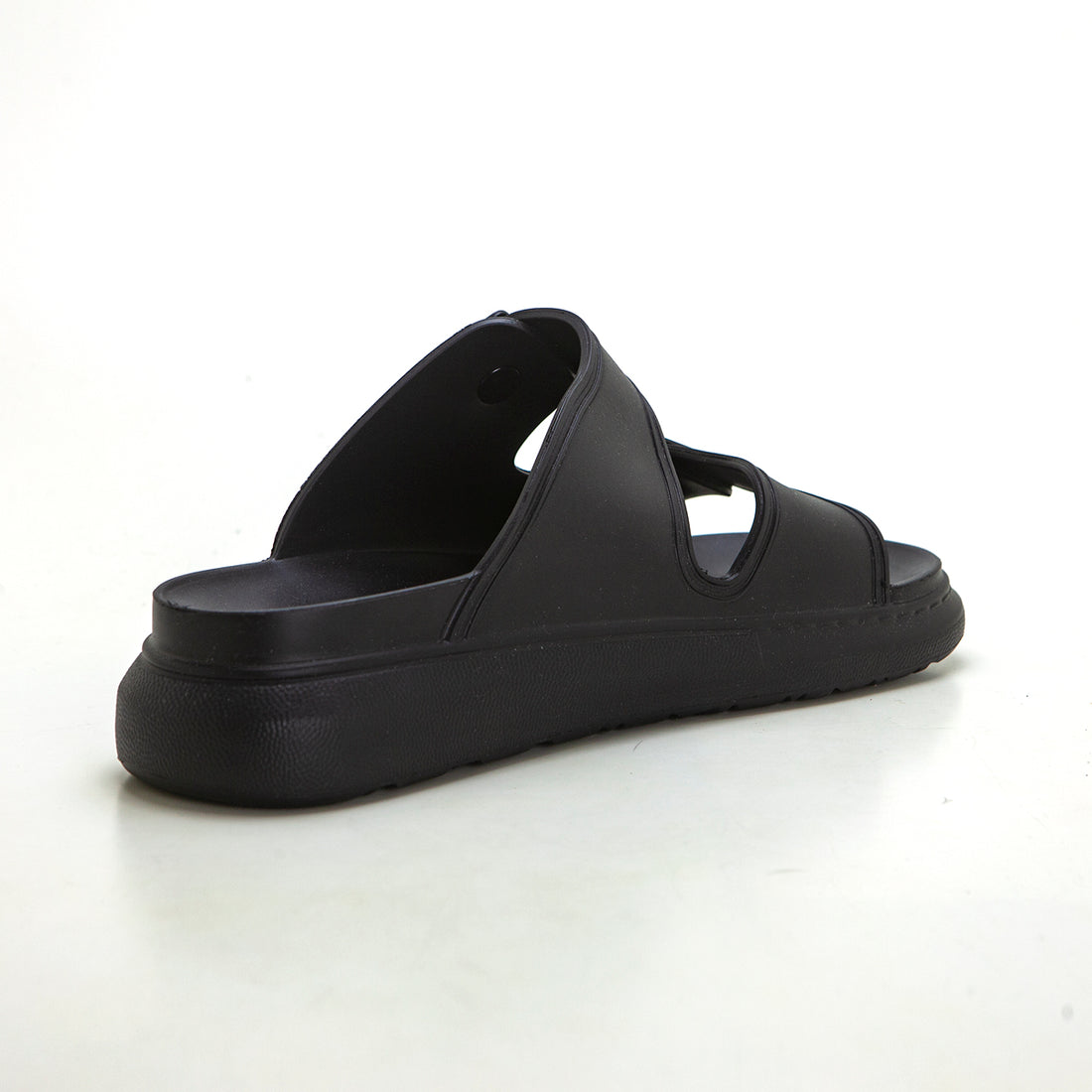 Hell Cies Zueco de goma con hebillas negro.