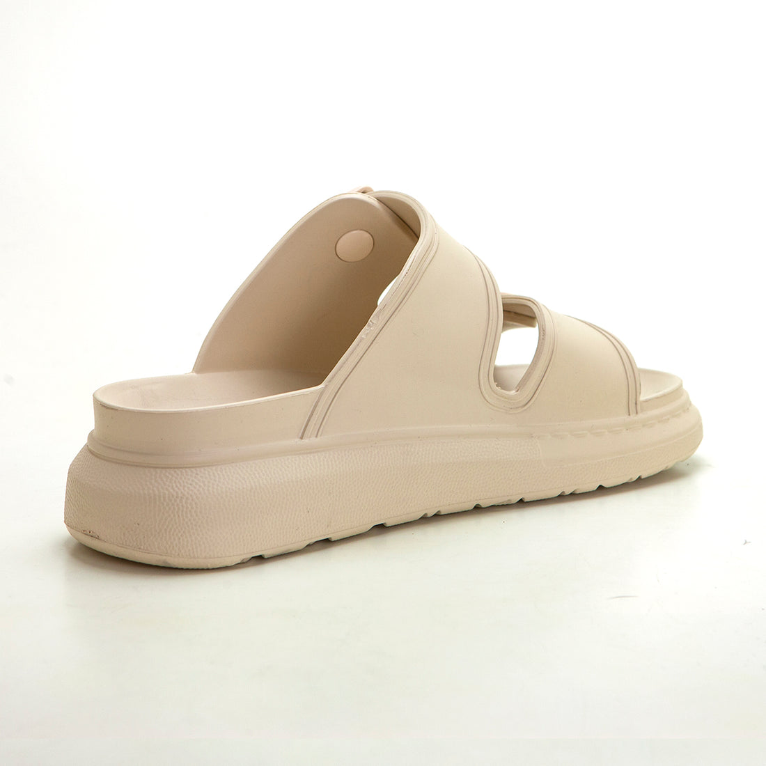 Hell Cies Zueco de goma con hebillas vainilla.