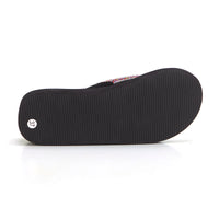 Kelara K42020 Chancla de dedo con cuña negro.