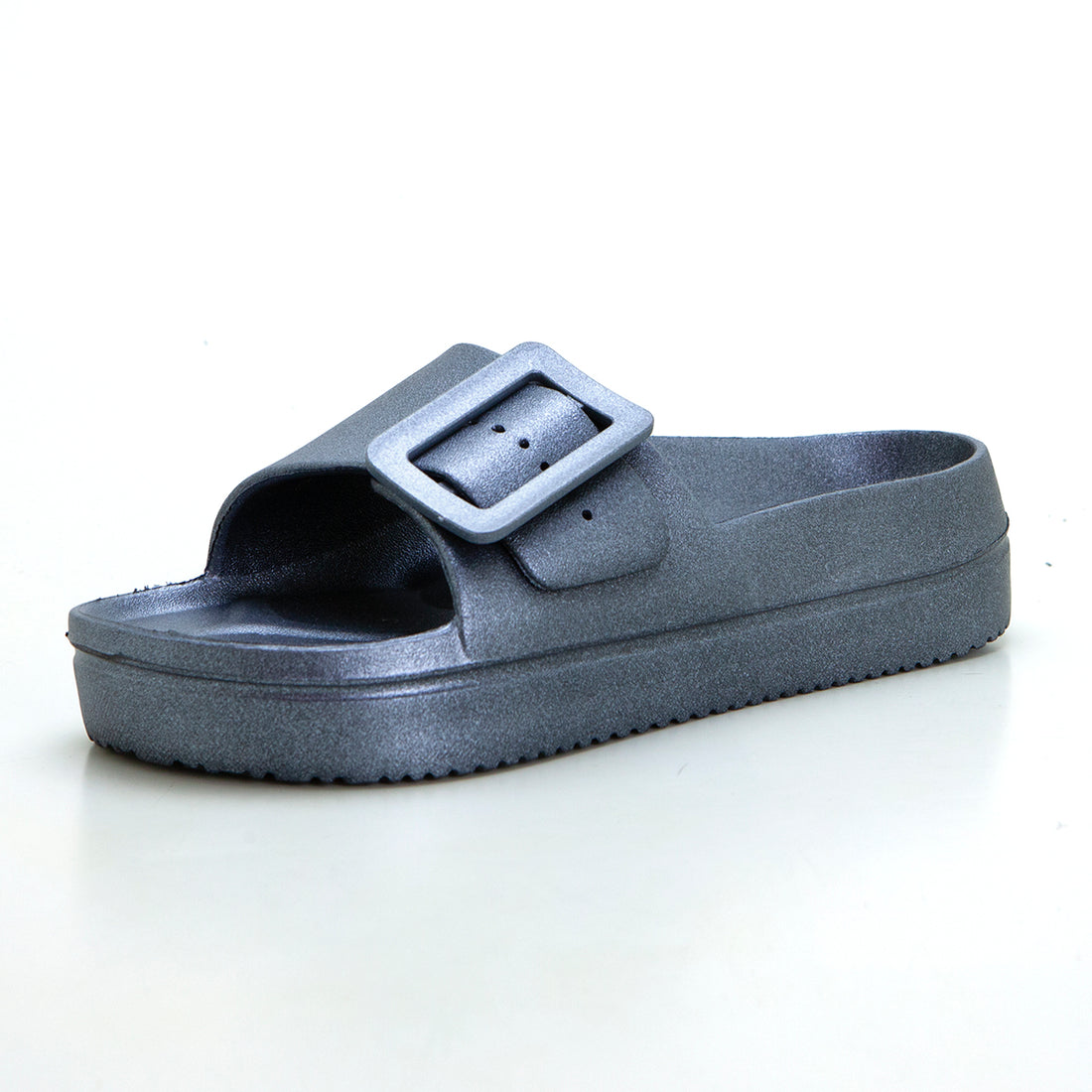 Kelara K52002 Chancla de baño hebilla plomo.