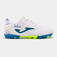 Joma Toledo Zapatilla de fútbol tacos blanco